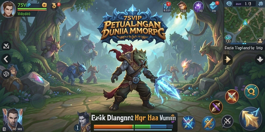 Screenshot ini menunjukkan petualangan seru dalam 7SVIP dengan karakter beraksi.