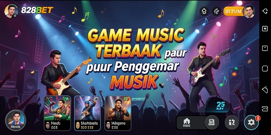 Tampilan gameplay menyenangkan penuh warna dari 828BET.