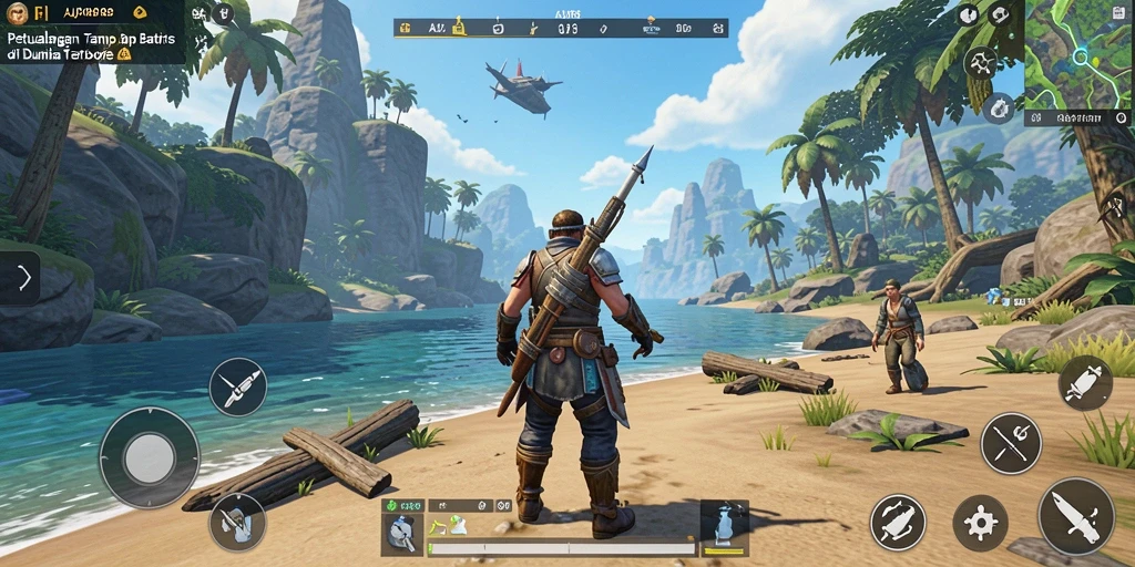 Tampilan utama gameplay <strong>AJR88</strong> di dunia terbuka yang memukau.