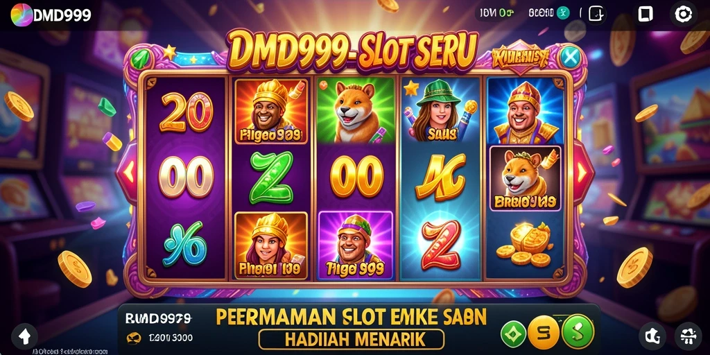 Screenshot gameplay DMD999 menampilkan keseruan bermain slot.