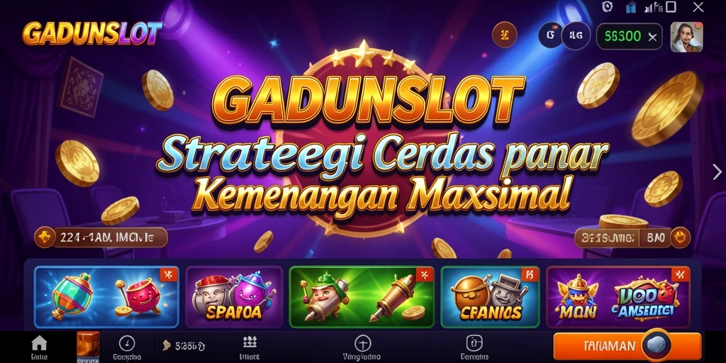 Tampilan gameplay strategis yang menantang di GADUNSLOT.
