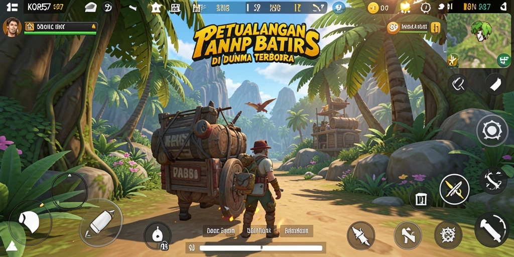 Tampilan gameplay menakjubkan di dunia terbuka KO857.