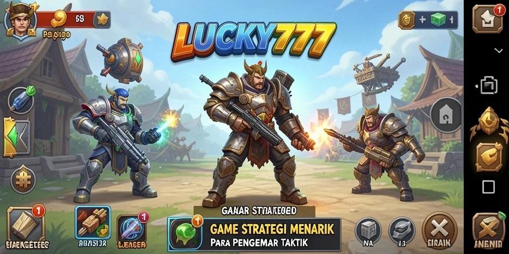 Tampilan gameplay menegangkan dan menarik dari LUCKY777.