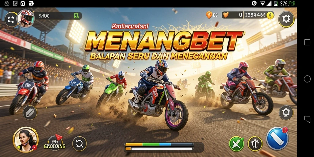 Gameplay Racing yang seru dan menantang di MENANGBET.