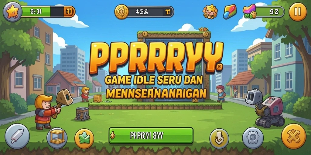 Tampilan gameplay PPRRYY dengan elemen Idle yang menarik.