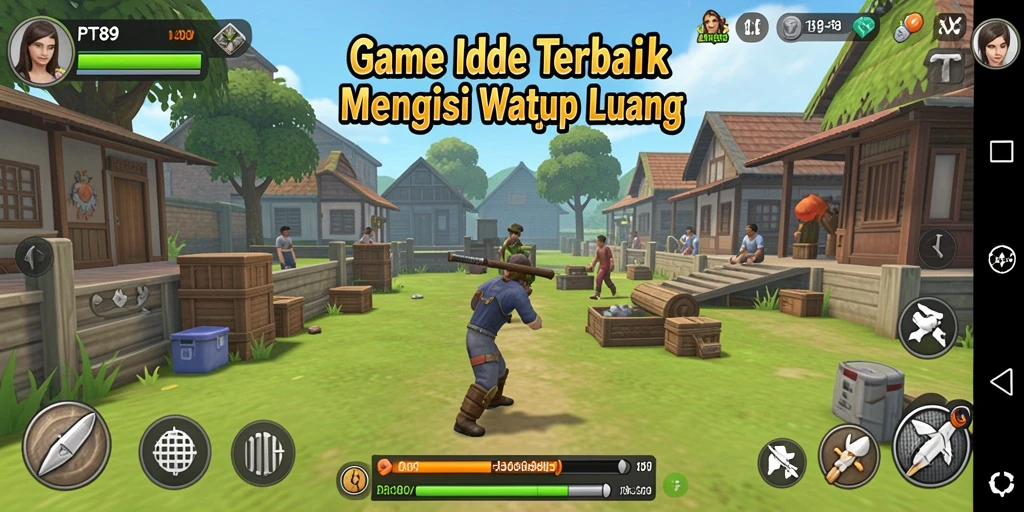 Tampilan gameplay PT89 yang menarik dan interaktif dalam genre Idle.