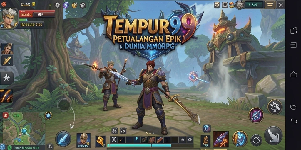 Tangkapan layar gameplay <strong>TEMPUR99</strong> menampilkan aksi seru dalam dunia MMORPG.