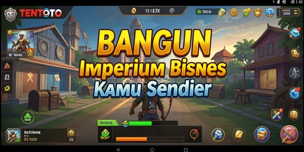 Gameplay menarik TENTOTO dengan berbagai pilihan bisnis.